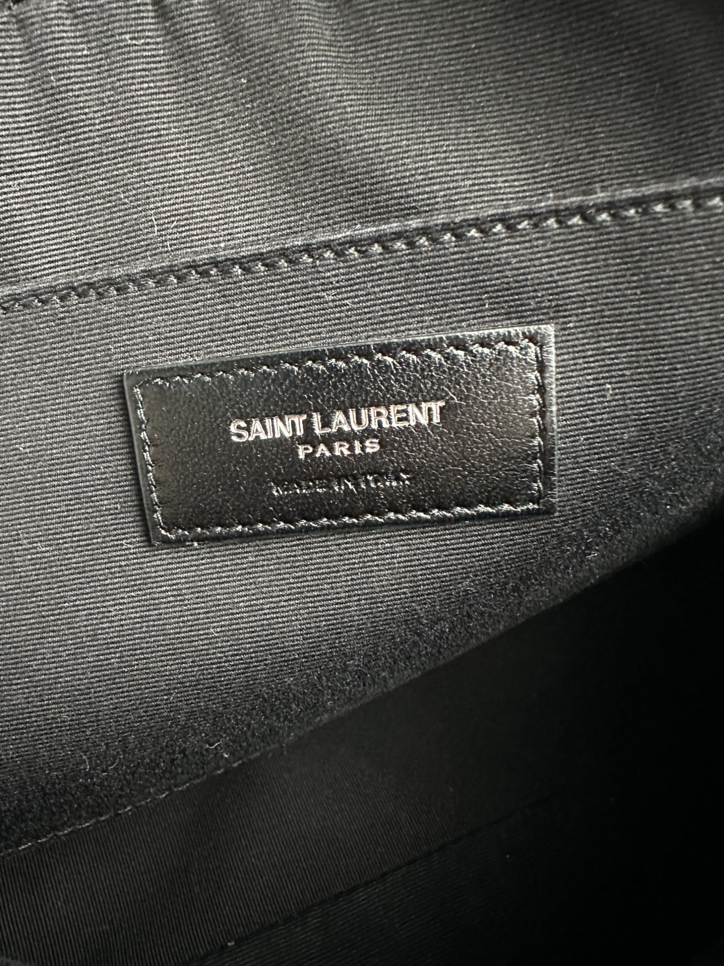 Saint Laurent Lou Camera Bag Taupe Leather