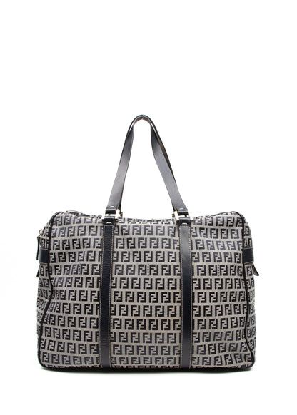 Fendi Zucca Boston Bag