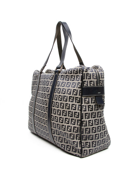 Fendi Zucca Boston Bag