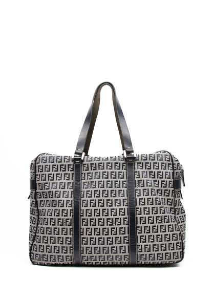 Fendi Zucca Boston Bag