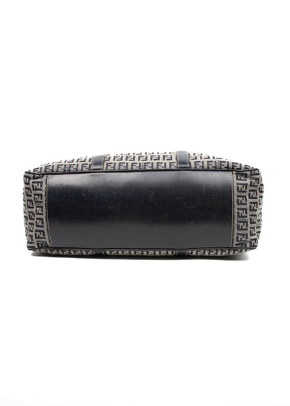 Fendi Zucca Boston Bag