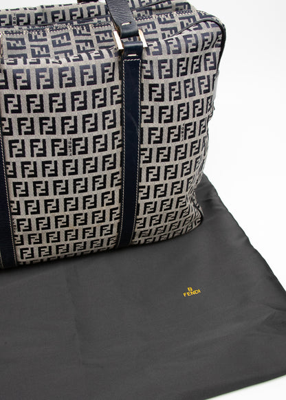 Fendi Zucca Boston Bag