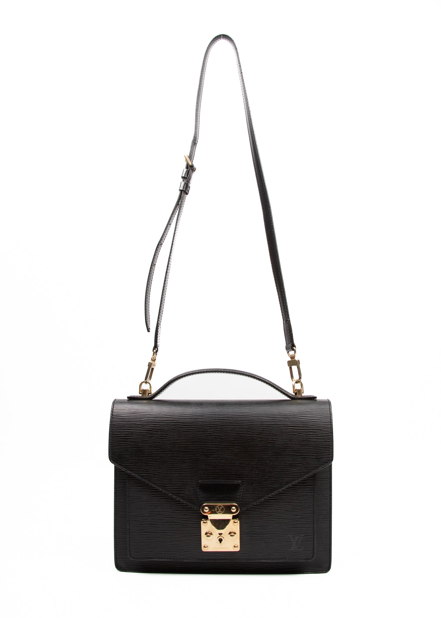 Louis Vuitton Macenau Black Epi