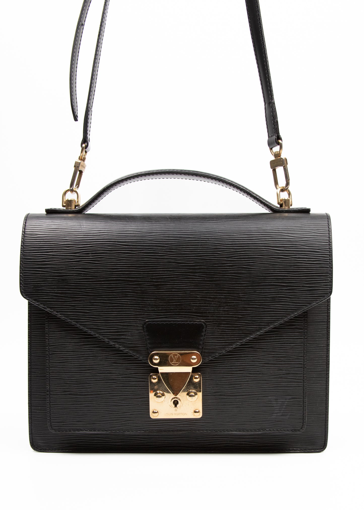 Louis Vuitton Macenau Black Epi