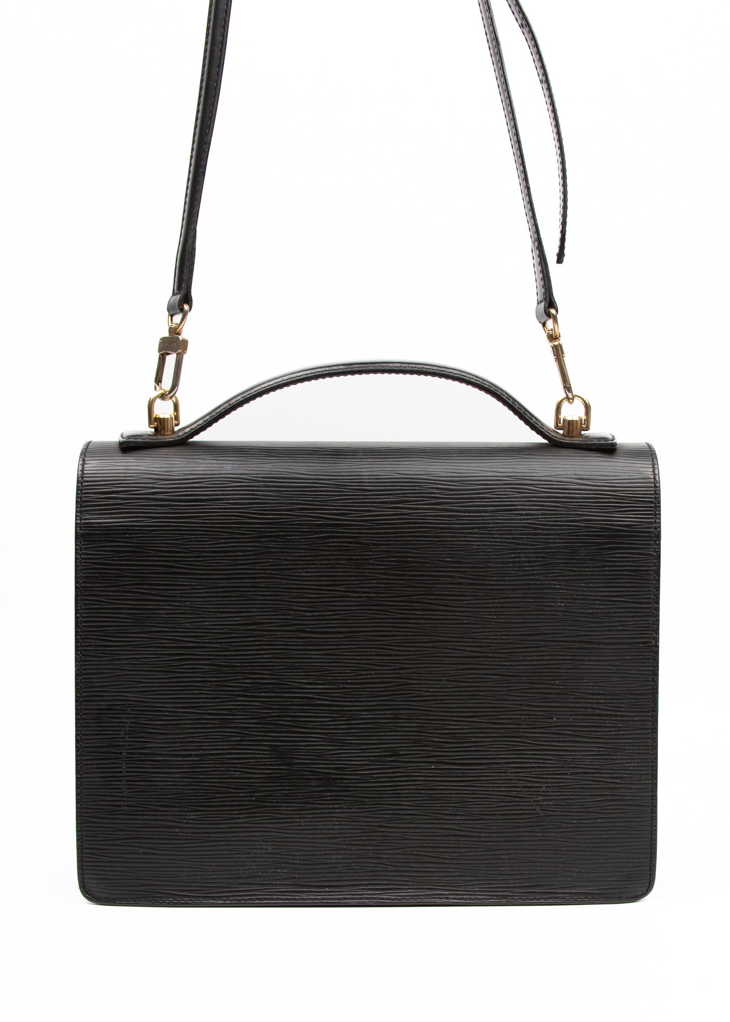 Louis Vuitton Macenau Black Epi