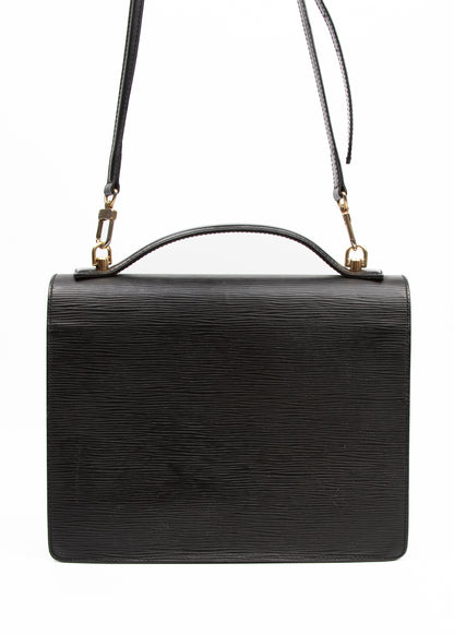 Louis Vuitton Macenau Black Epi