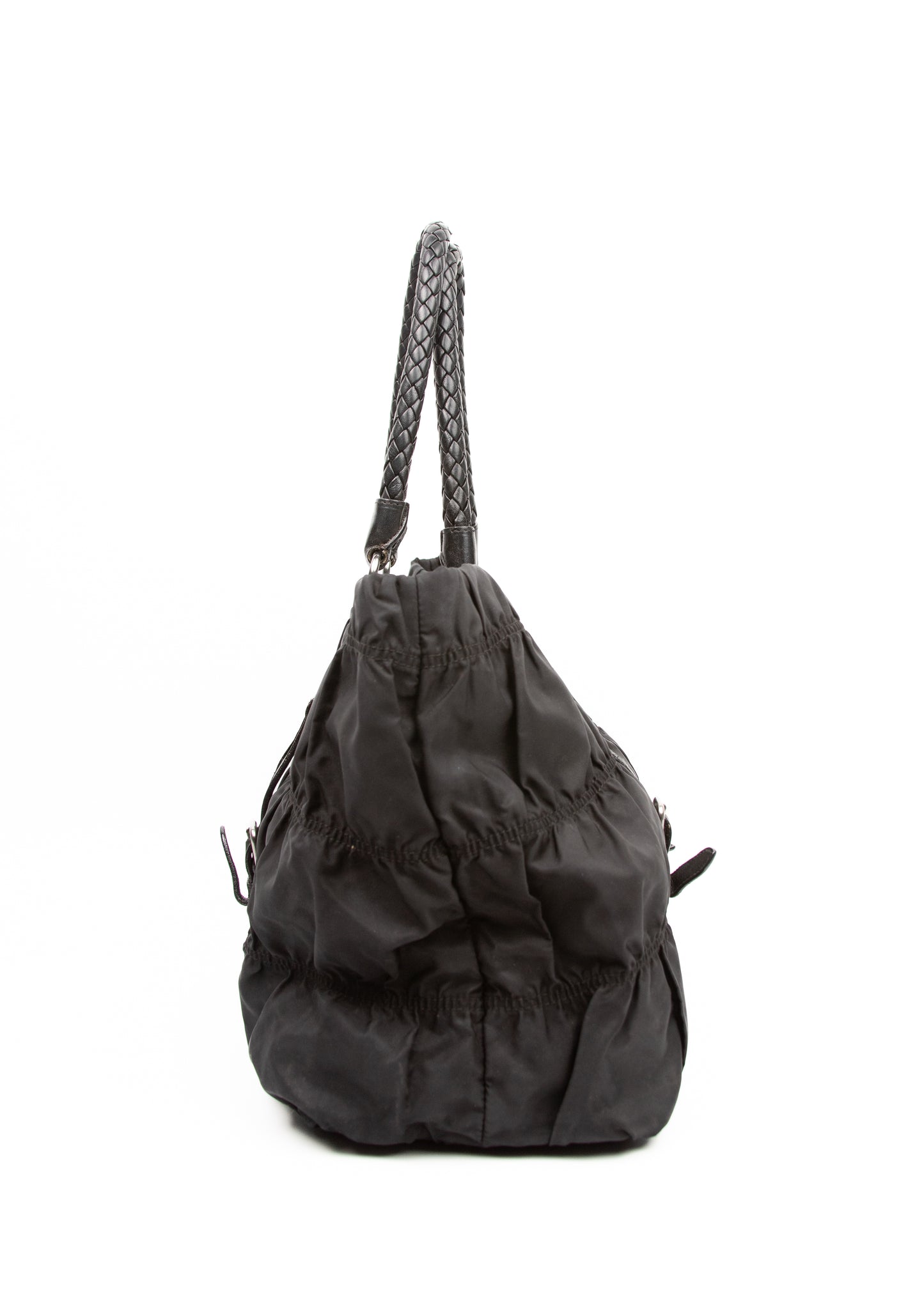 Prada Black Tessuto Gaufre Nylon