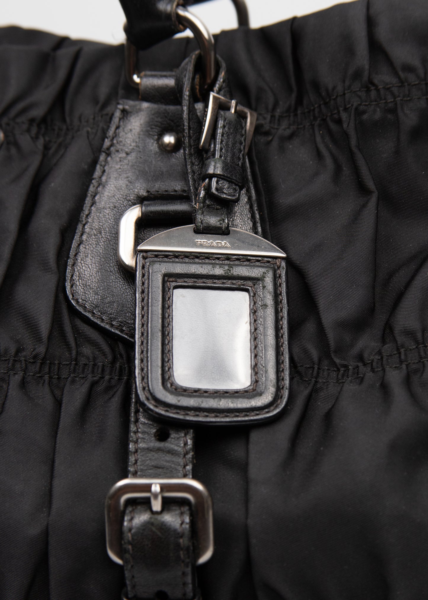 Prada Black Tessuto Gaufre Nylon