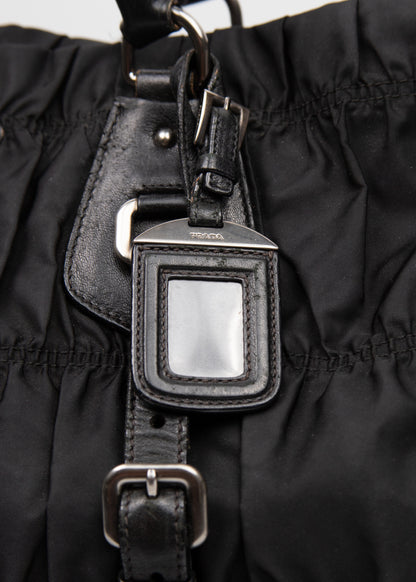 Prada Black Tessuto Gaufre Nylon