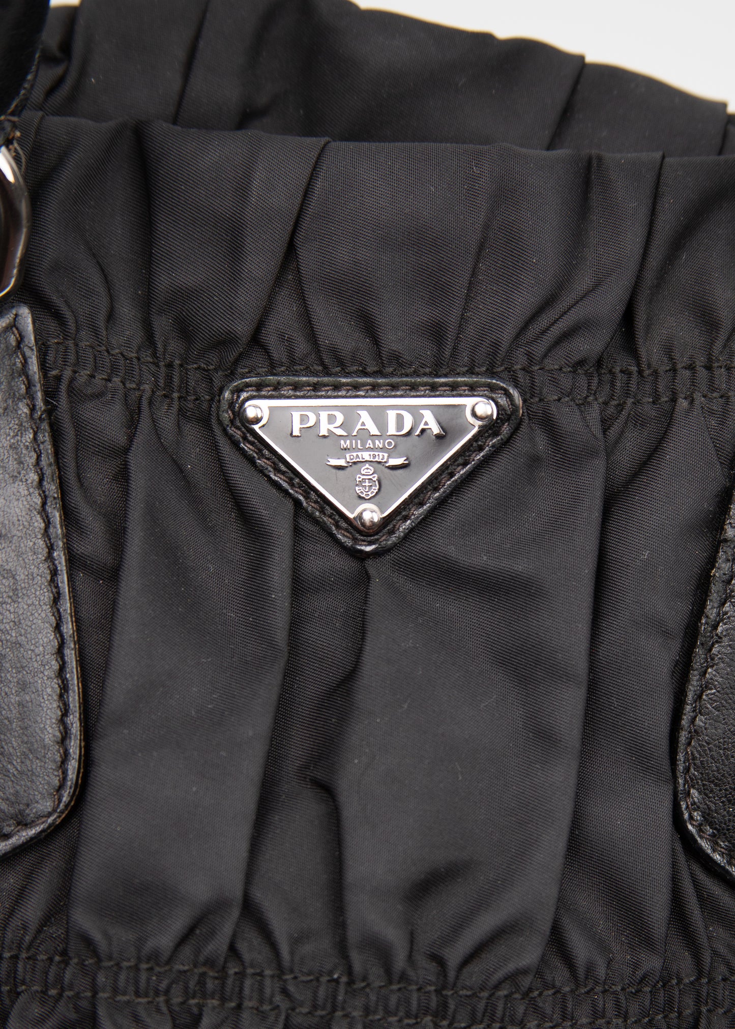 Prada Black Tessuto Gaufre Nylon
