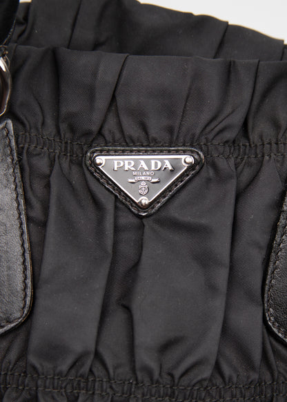 Prada Black Tessuto Gaufre Nylon