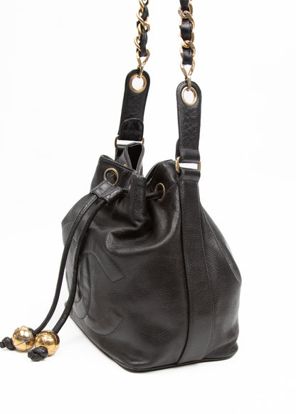 Chanel Bucket Caviar