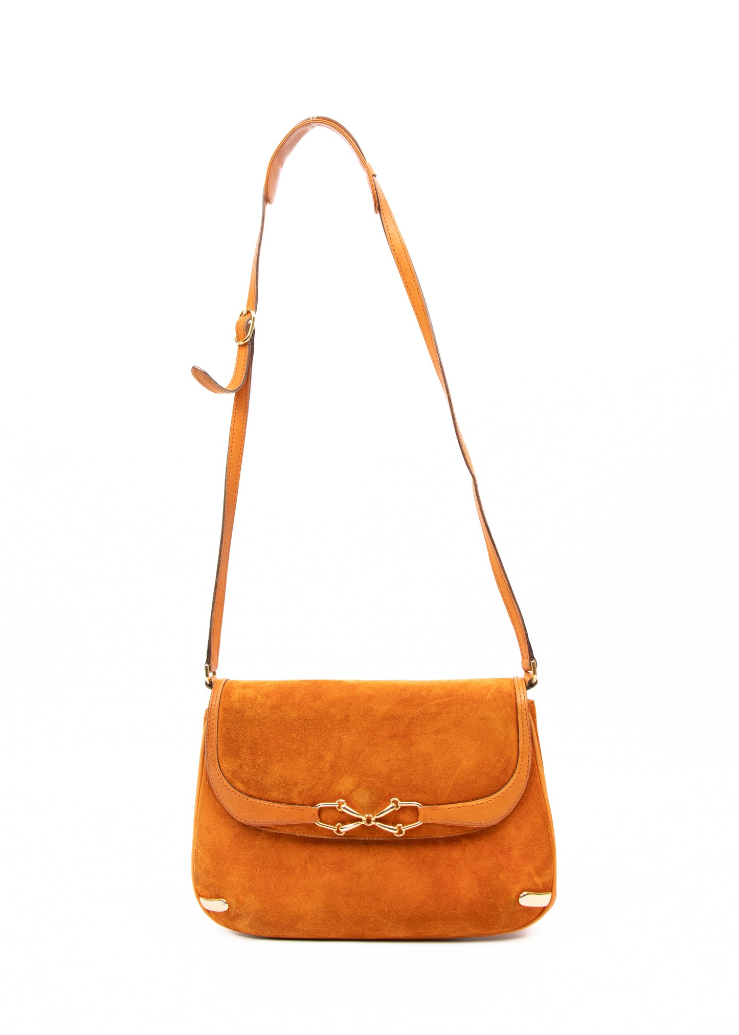 Gucci Suede Crossbody Bag