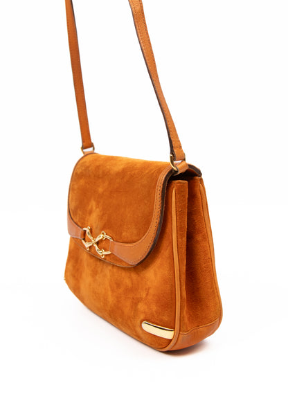 Gucci Suede Crossbody Bag