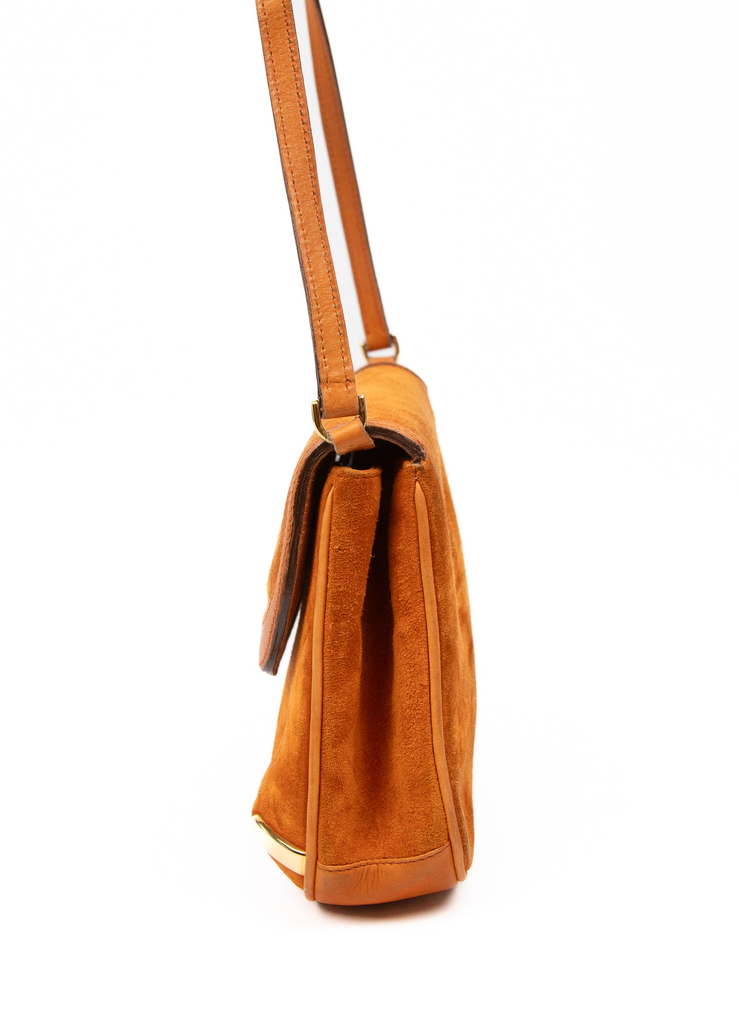 Gucci Suede Crossbody Bag