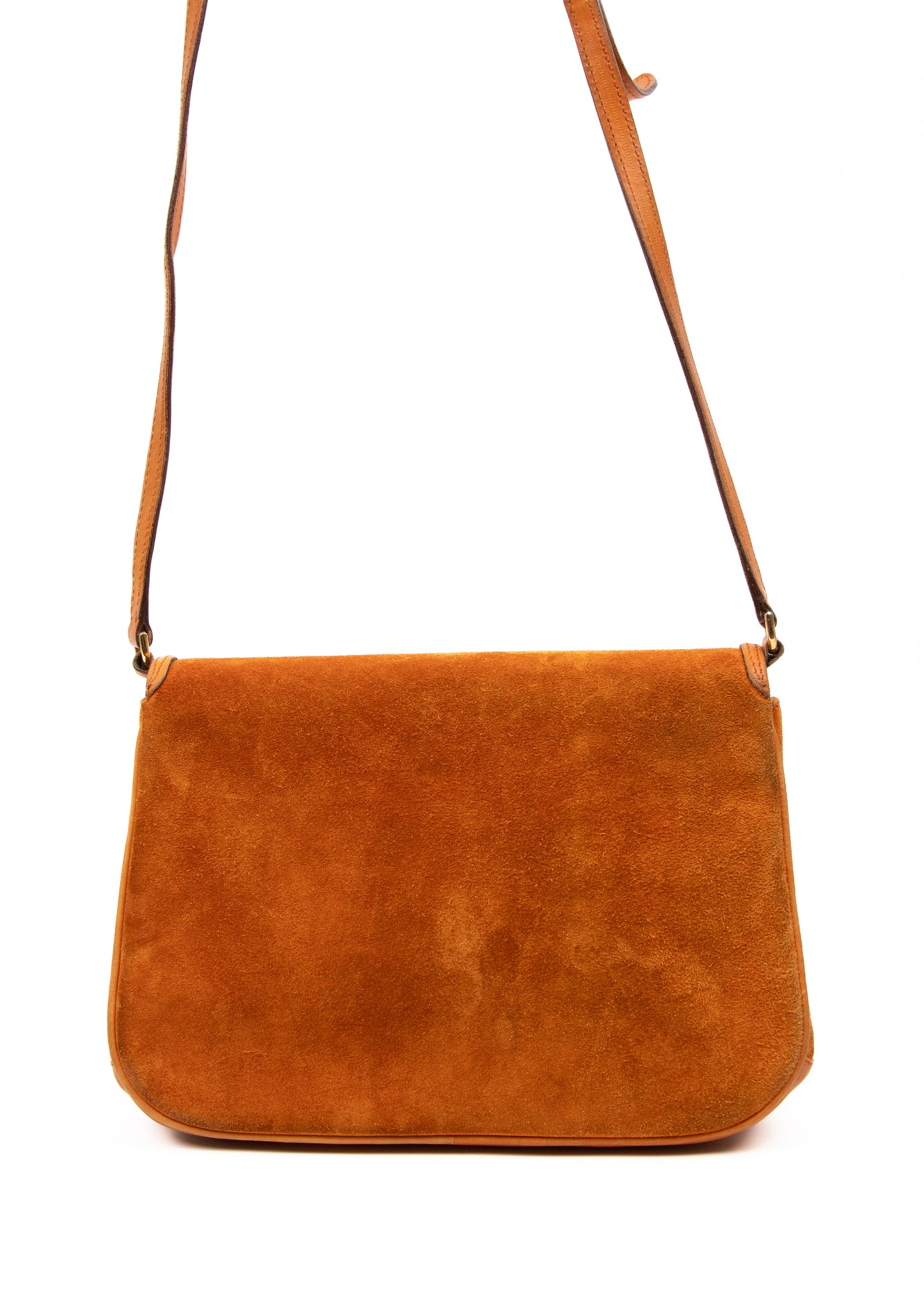 Gucci Suede Crossbody Bag