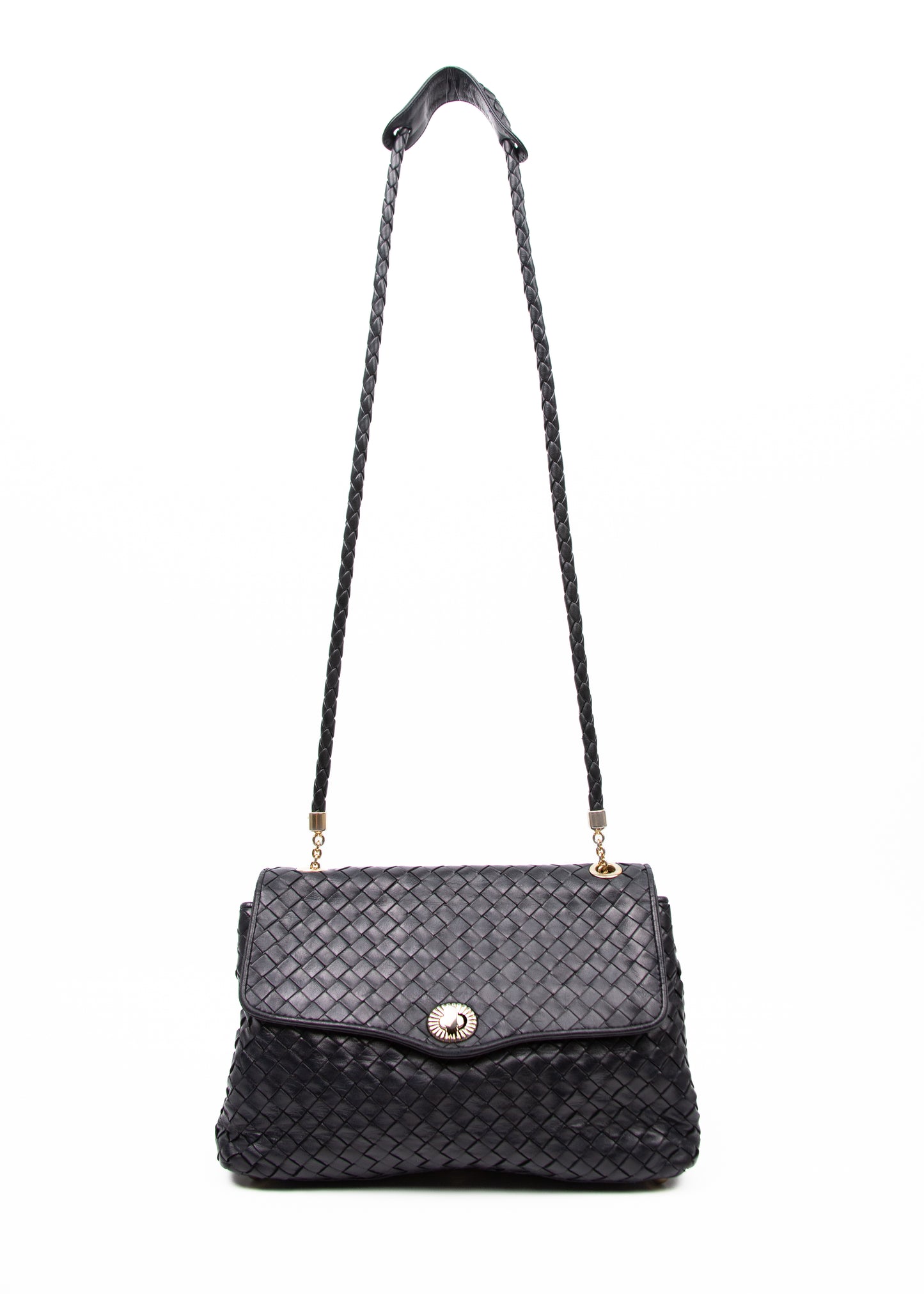 Bottega Veneta Intrecciato Navy