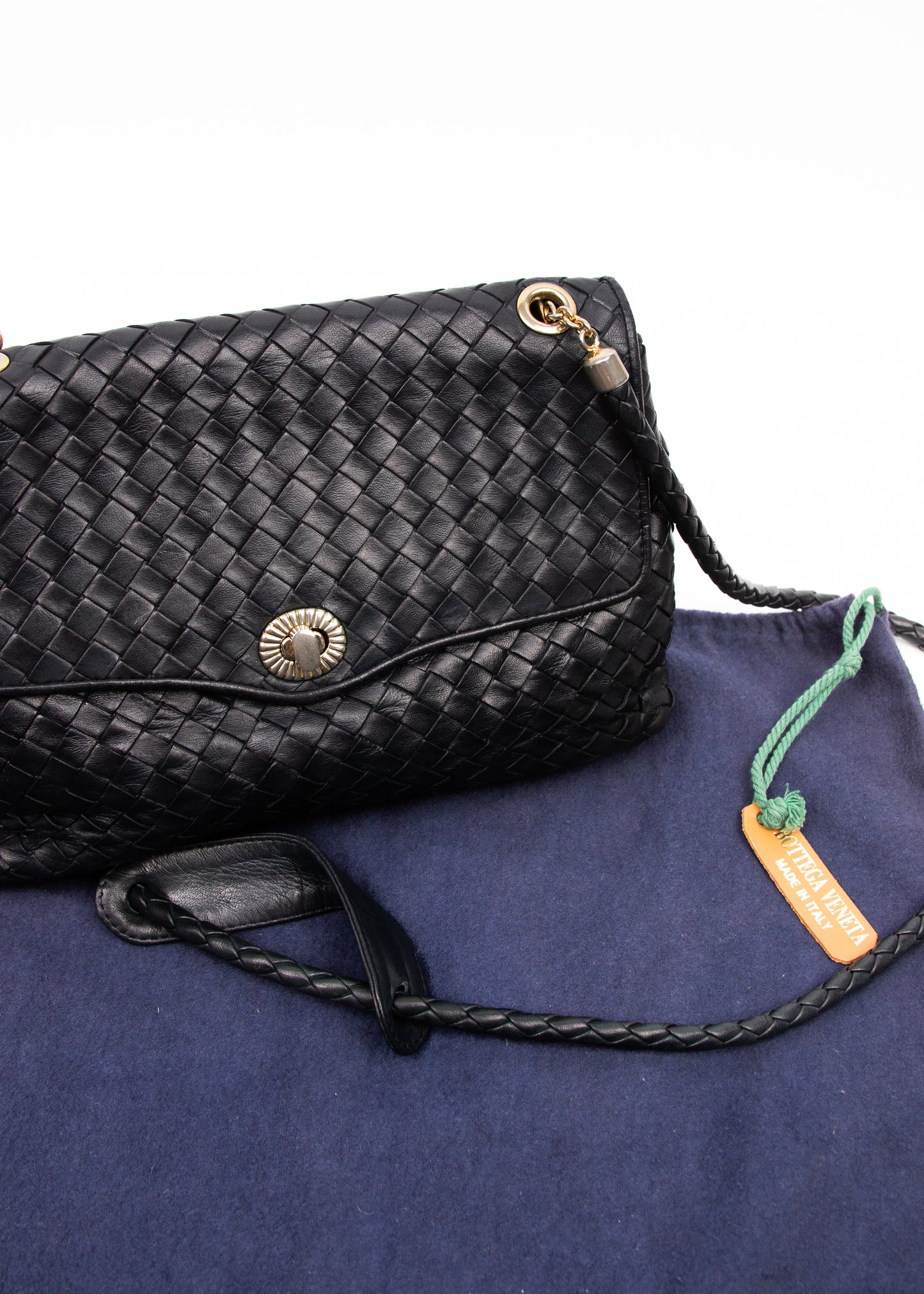 Bottega Veneta Intrecciato Navy
