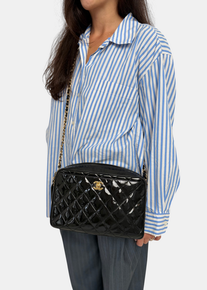 Chanel Quilted Camera Bag