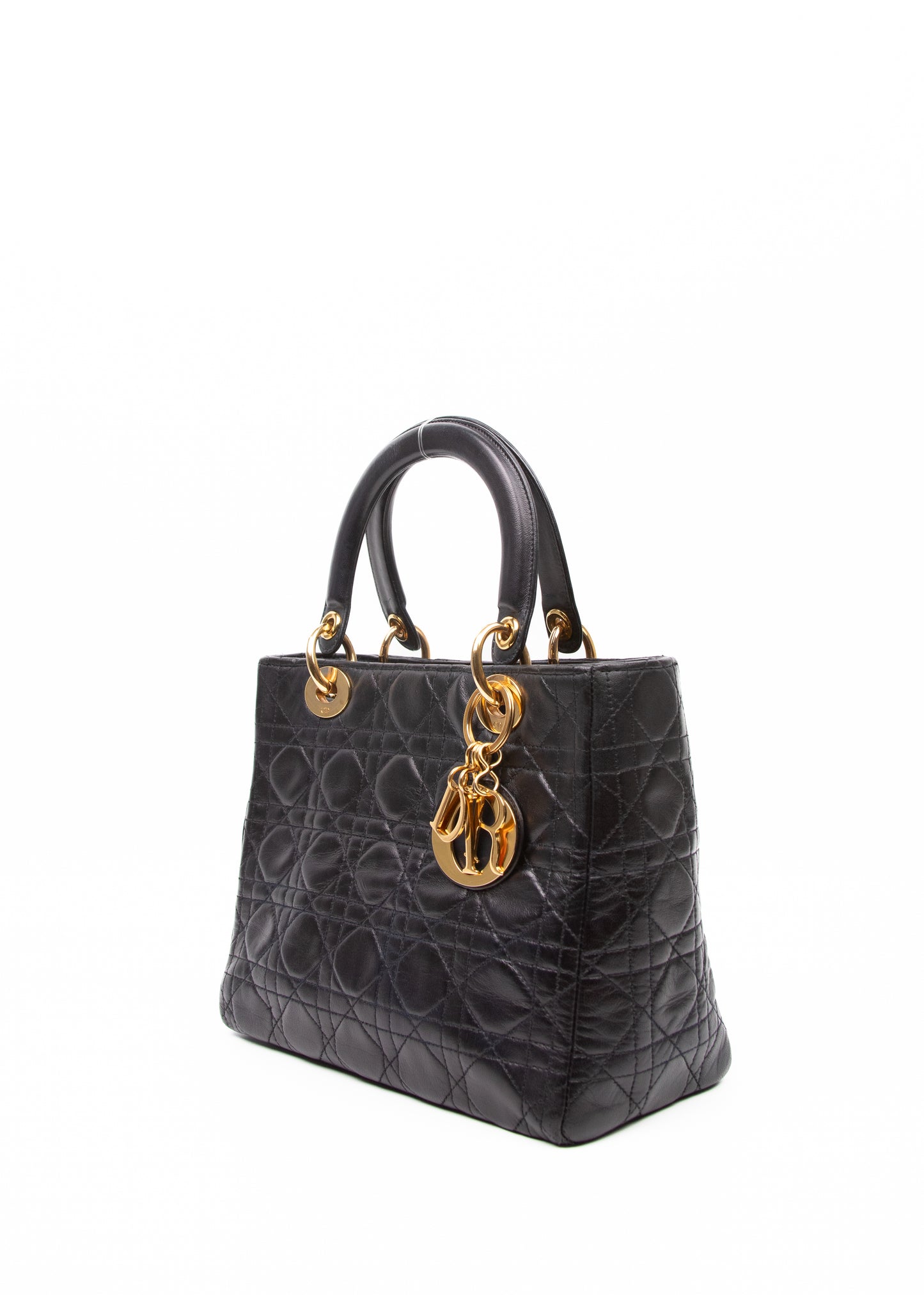Lady Dior Medium Navy