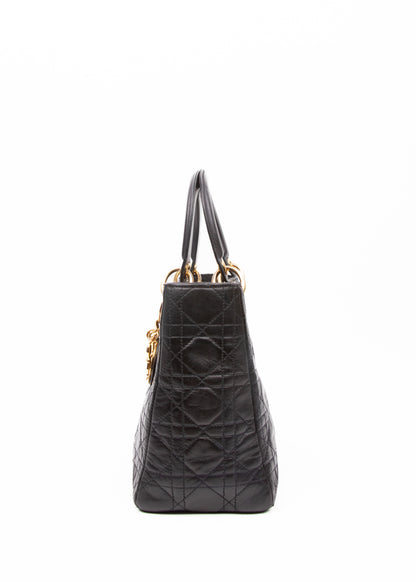 Lady Dior Medium Navy