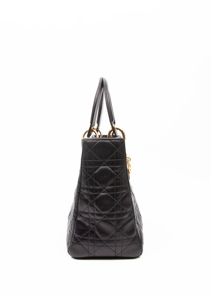 Lady Dior Medium Navy