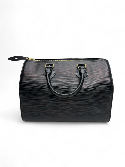 Louis Vuitton Speedy 25 Epi black