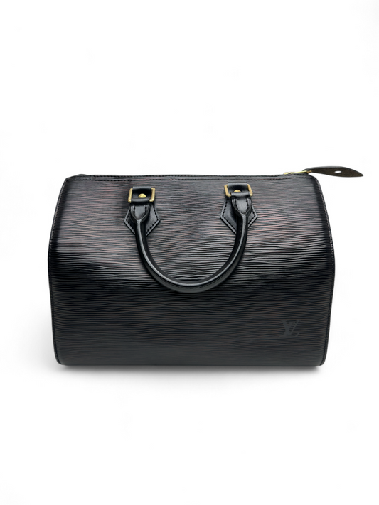Louis Vuitton Speedy 25 Epi black