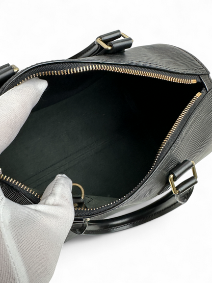 Louis Vuitton Speedy 25 Epi black