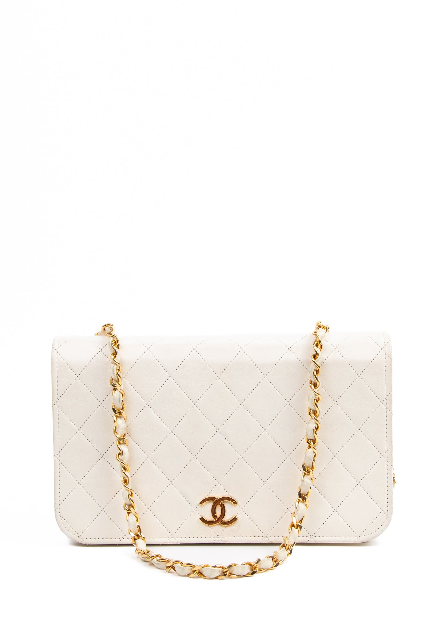 Chanel Full Flap White