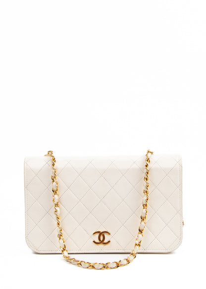 Chanel Full Flap White