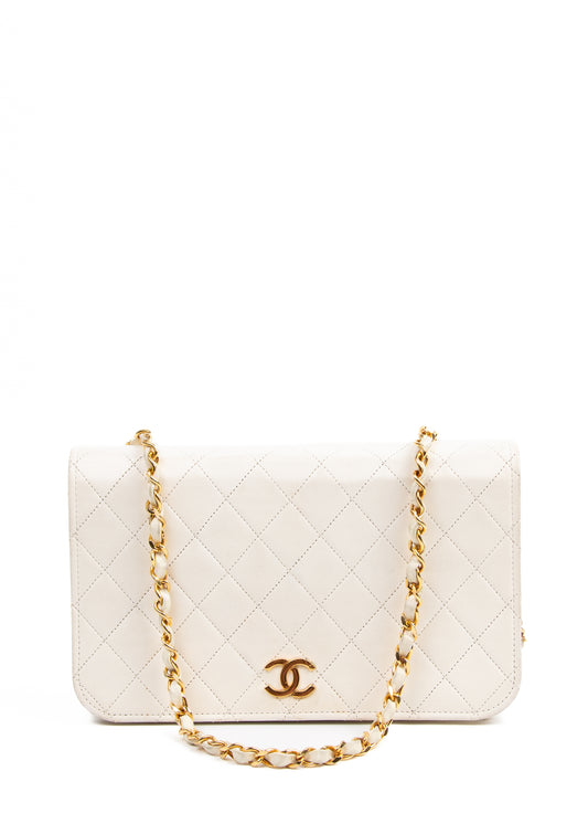Chanel Full Flap White