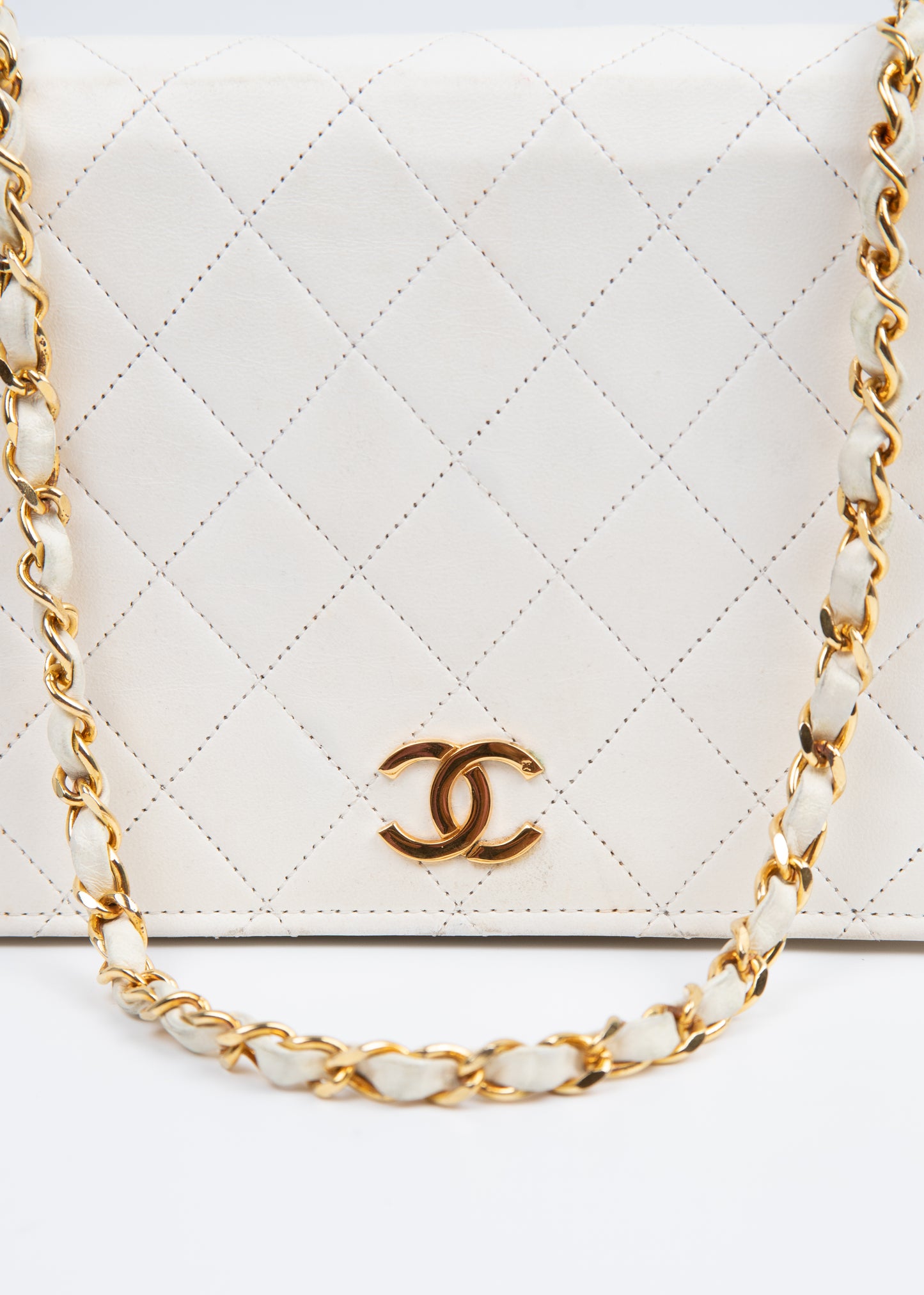 Chanel Full Flap White