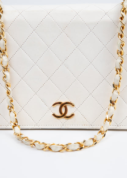 Chanel Full Flap White
