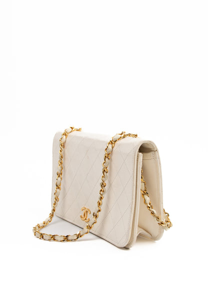 Chanel Full Flap White