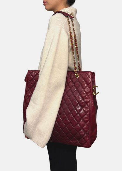 Chanel CC Quilted Big Tote