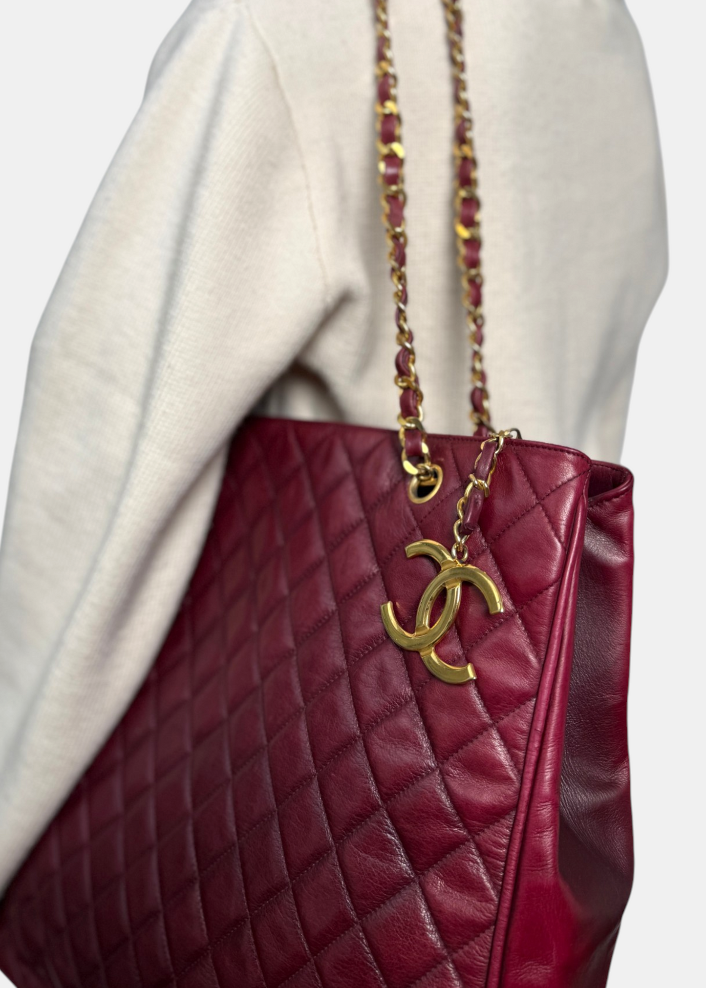 Chanel CC Quilted Big Tote
