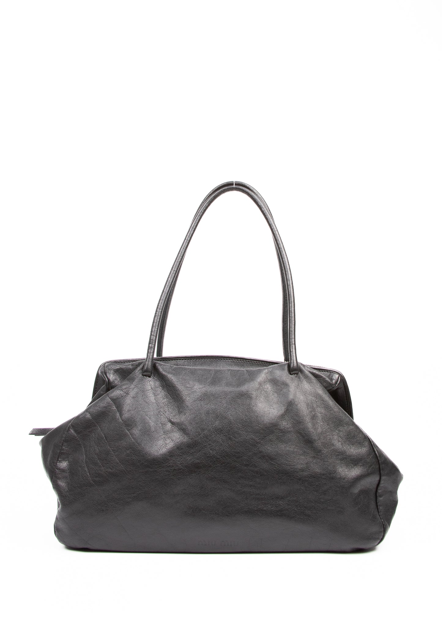 MIu Miu Lambskin Black