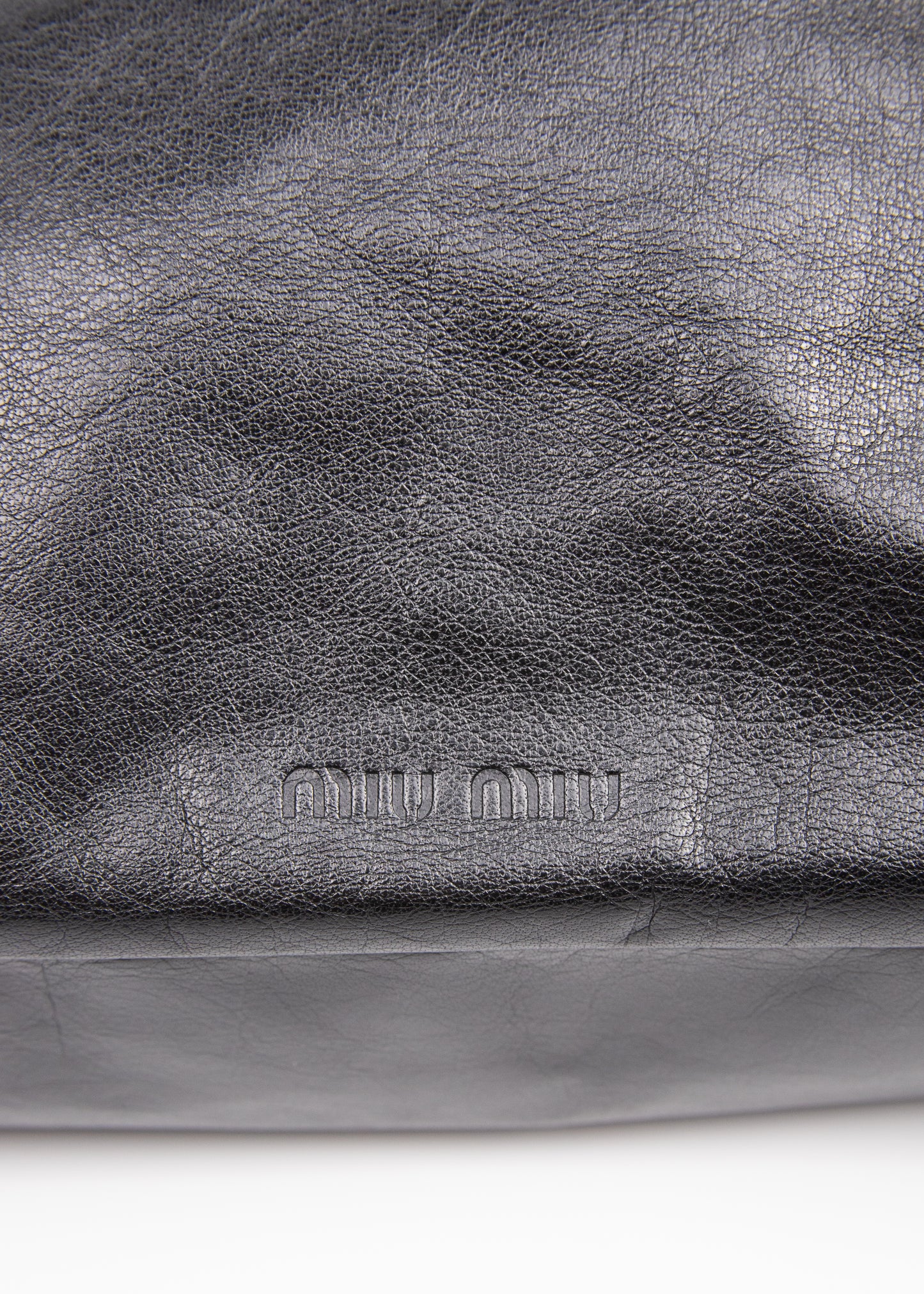 MIu Miu Lambskin Black