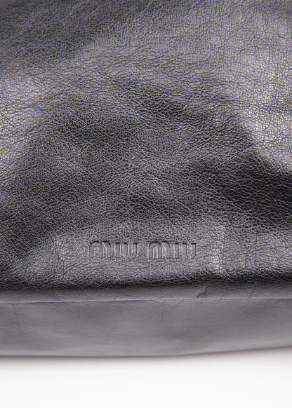 MIu Miu Lambskin Black
