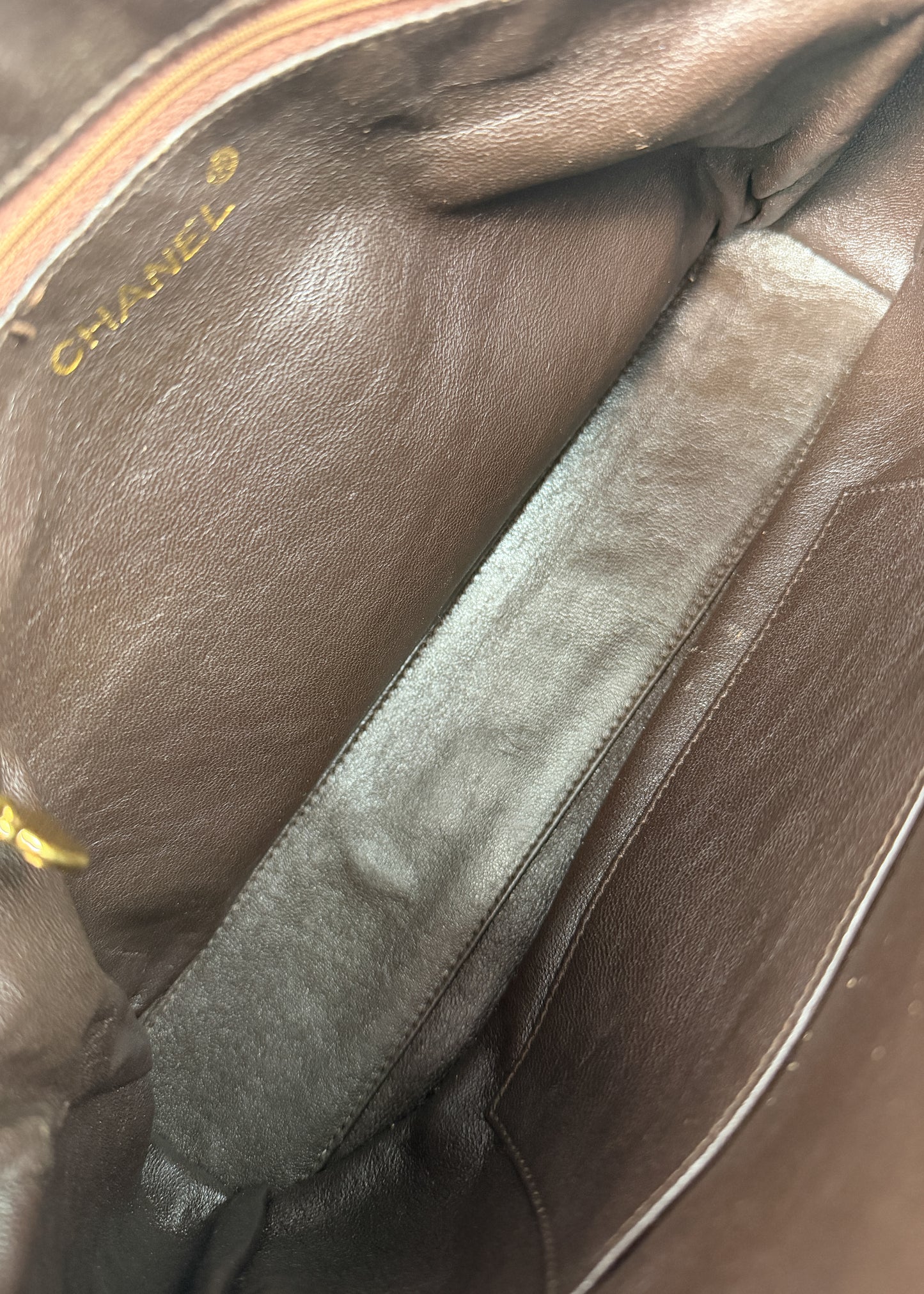 Chanel CC Quilted front pocket
