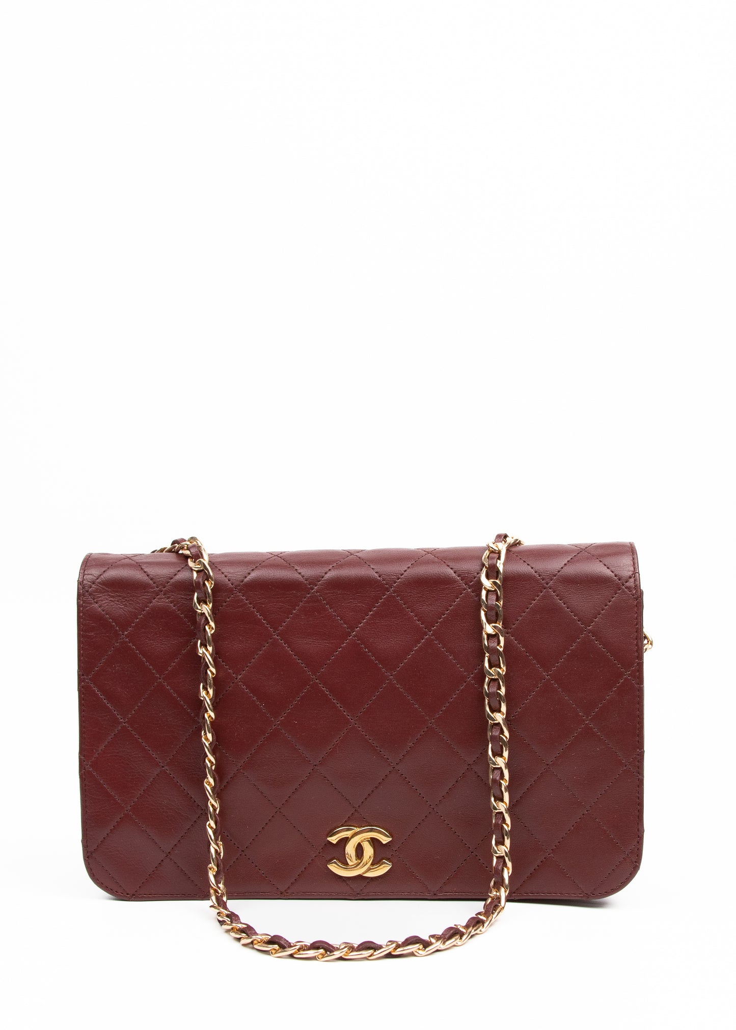 Chanel Full Flap Burgund