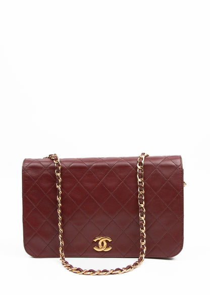 Chanel Full Flap Burgund