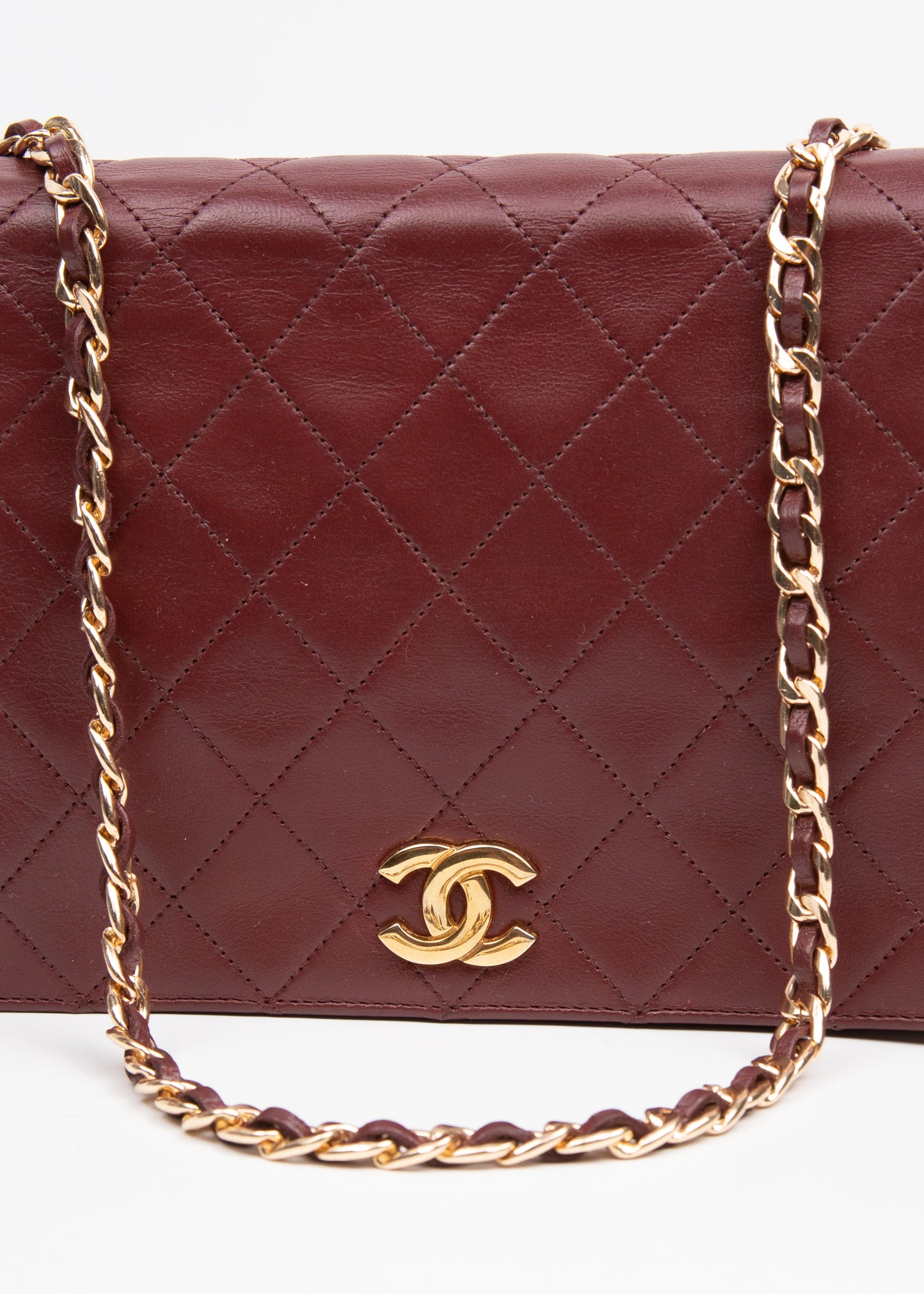 Chanel Full Flap Burgund