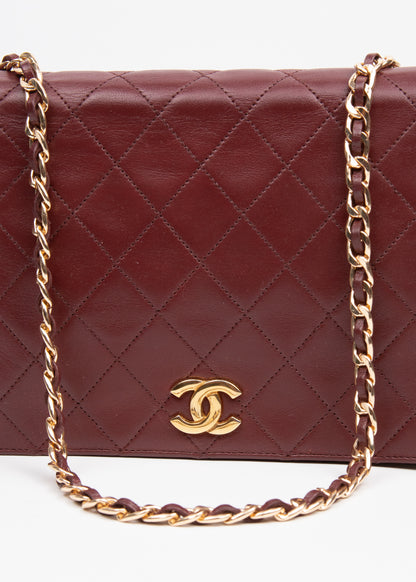 Chanel Full Flap Burgund