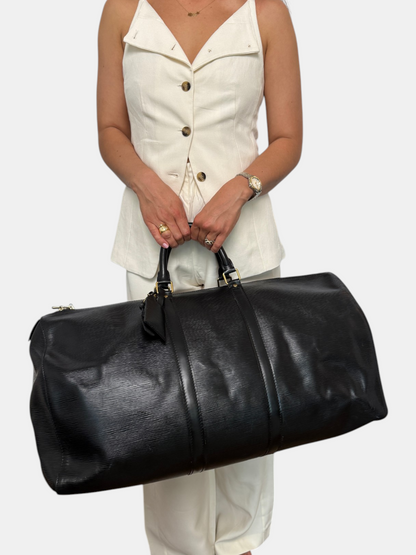 Louis Vuitton Keepall Epi Black 60