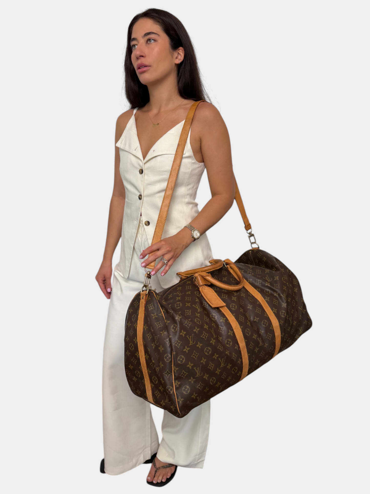 Louis Vuitton Keepall w Strap 60