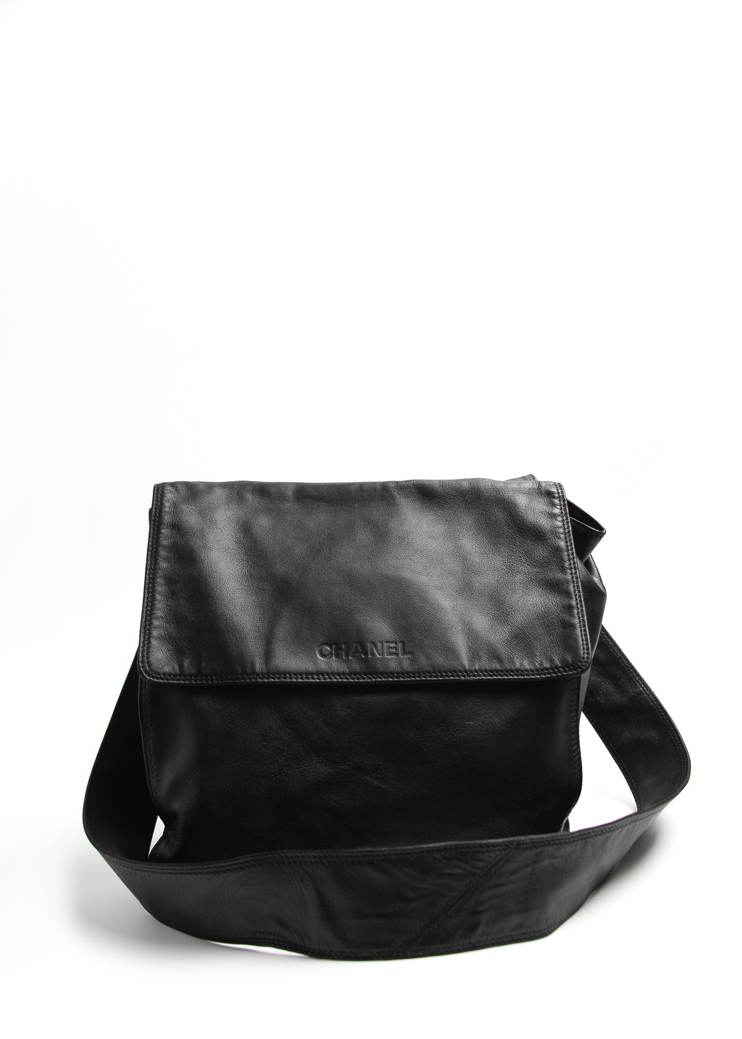 Chanel Lambskin Messenger Bag