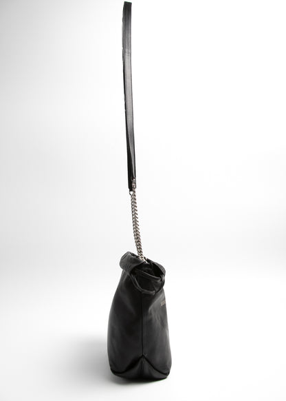 Saint Laurent Lambskin Teddy Drawstring Bag