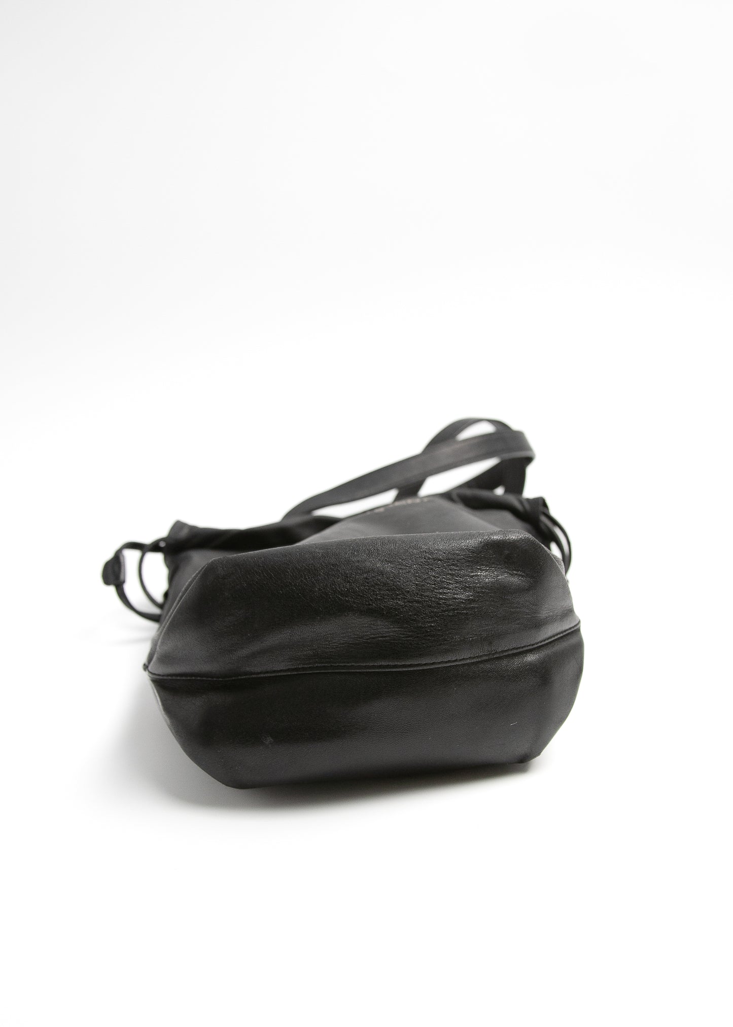 Saint Laurent Lambskin Teddy Drawstring Bag